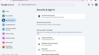 Google Security Issues Sign I found hidden gaps in my Google Account security and fixed them right away