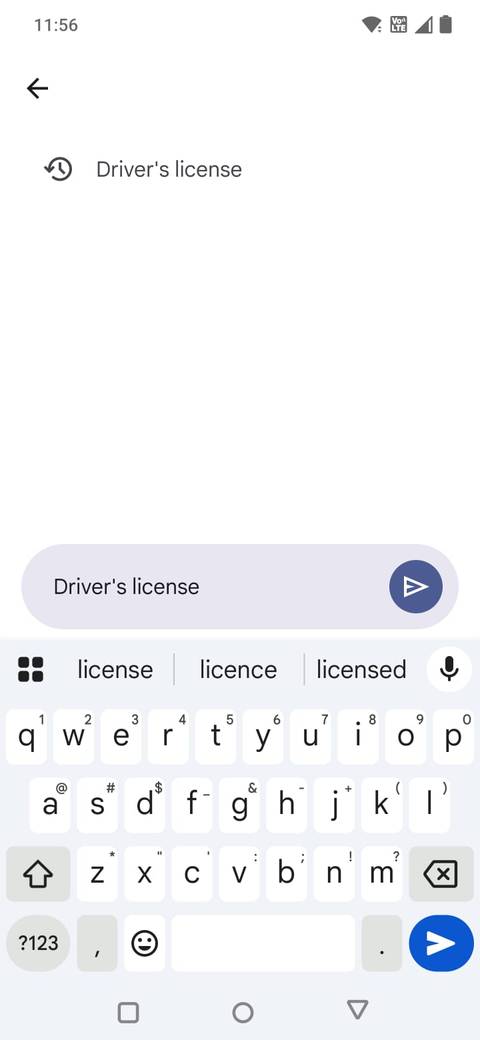 Screenshot showing how to search in Google Photos