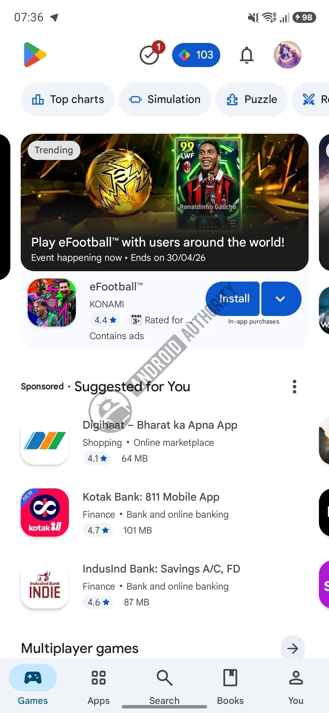 The Play Store may soon offer easier access to game categories