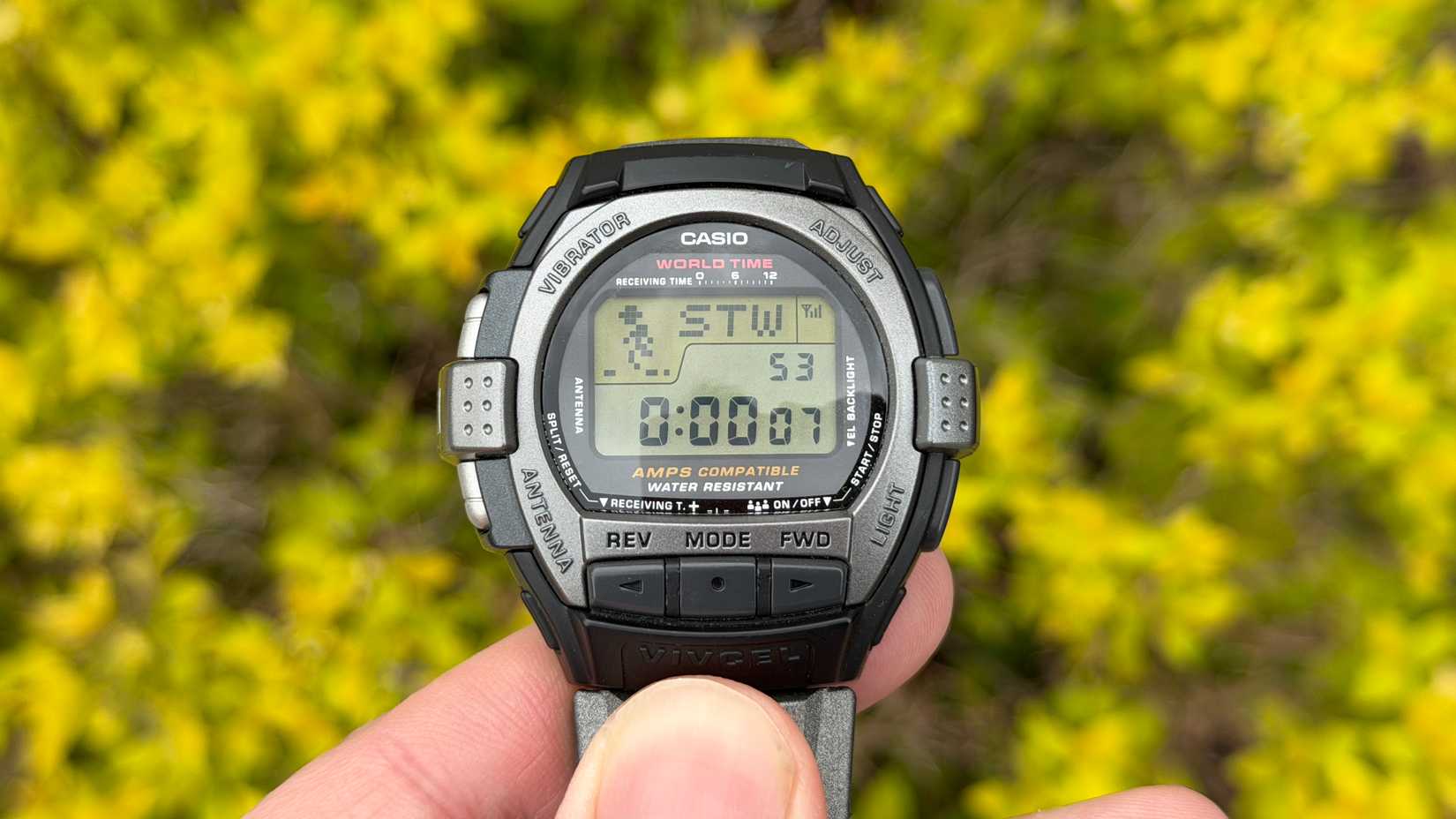 Função cronômetro no Casio VCL-120