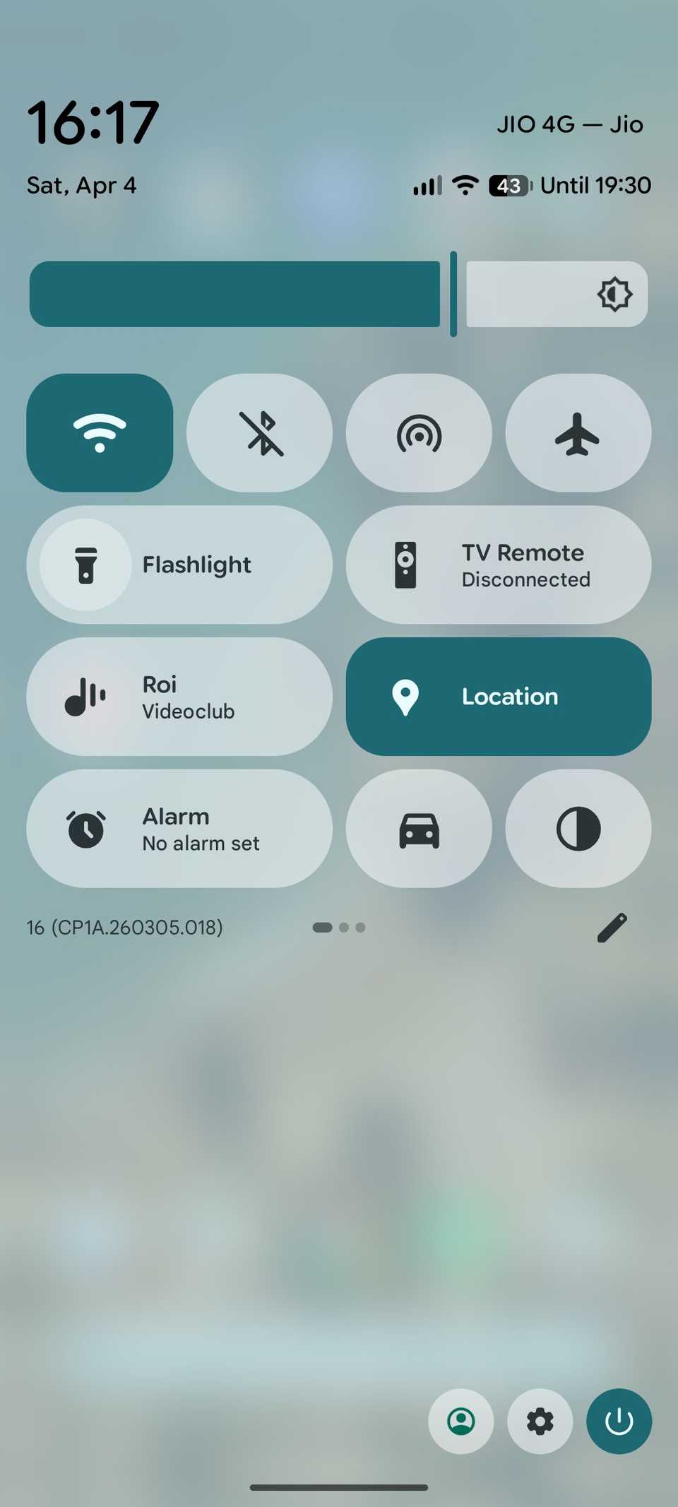 Pixel Now Playing Quick Settings Tile