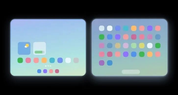 Uma imagem destacando a tela inicial do próximo Samsung Galaxy Z Fold.