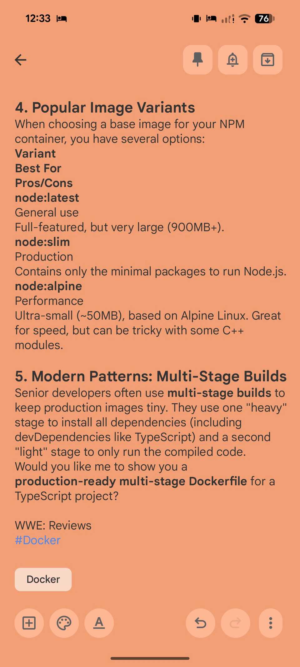 labels in Google Keep