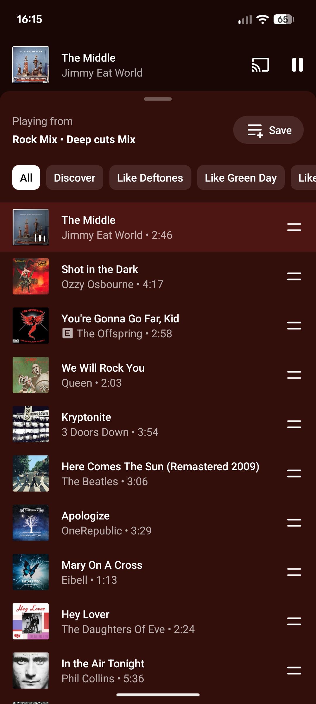 YouTube Music is finally rolling out the redesigned Now Playing interface
