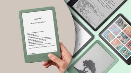 I used to be already a large e-reader fan — however this new accent would possibly exchange how I exploit E Ink gadgets A hand holding a green Kindle, surrounded by other Kindle devices.