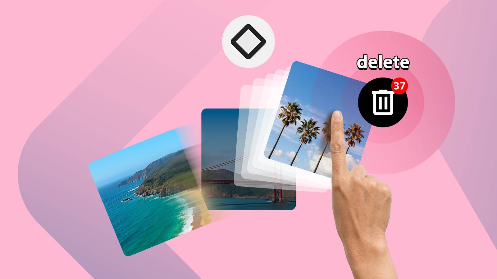 I used this one photo cleanup app to get rid of hundreds of photos in 10 minutes