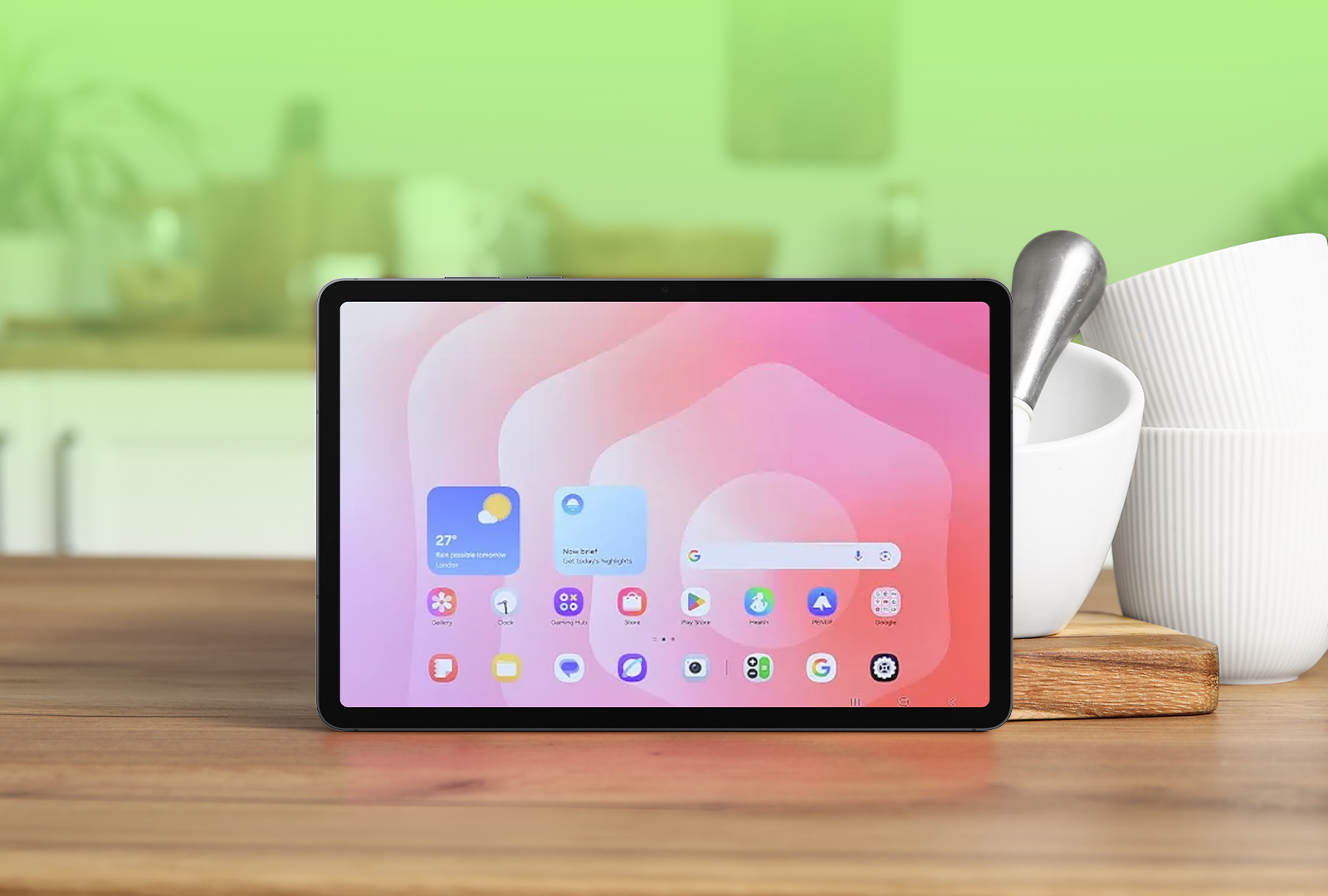 My newest kitchen appliance is an Android tablet, and I couldn't be happier