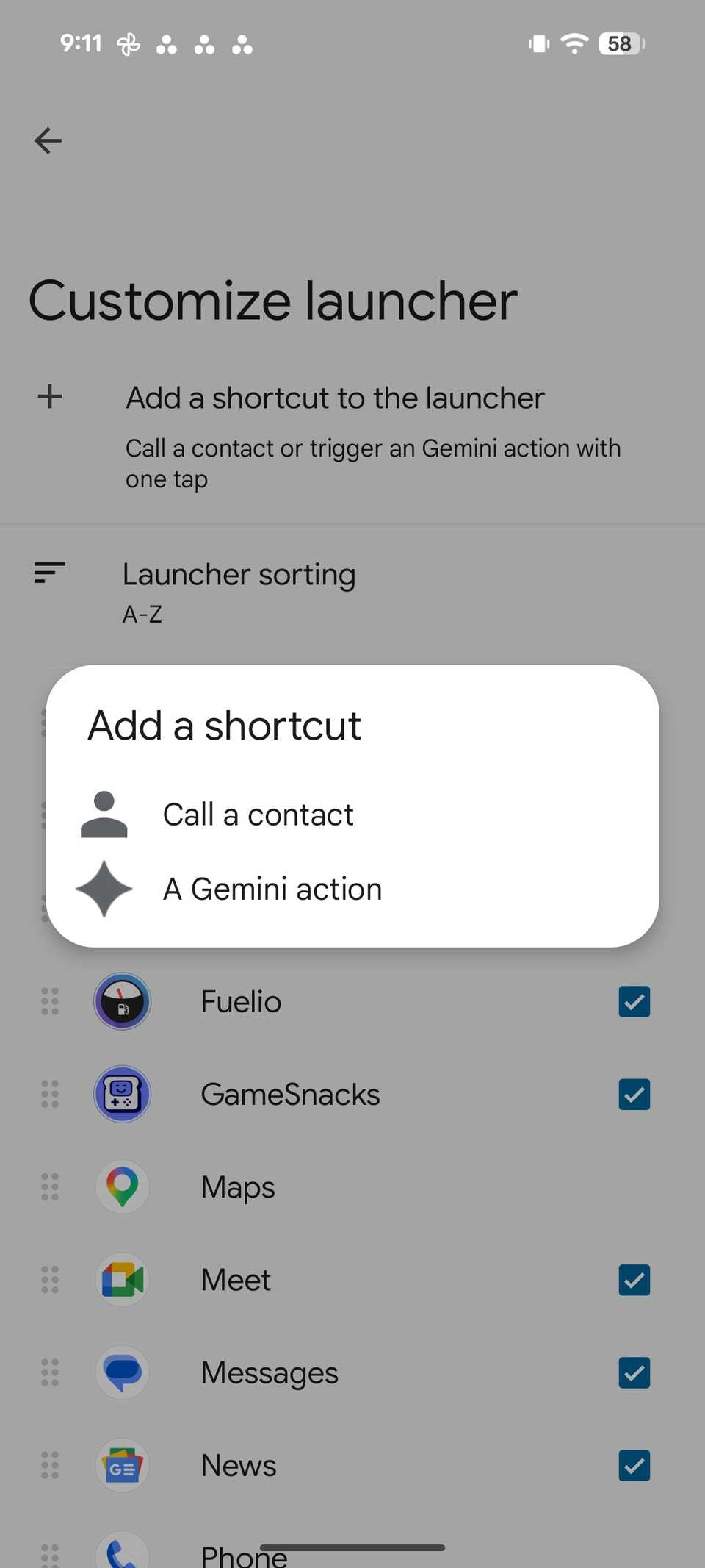 customize launcher in Android Auto