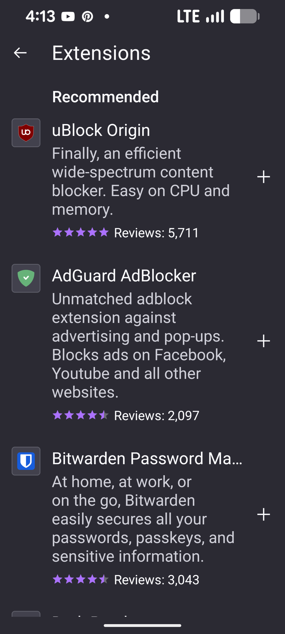 Why I moved my complete existence to an open supply browser Firefox on Android showing extensions list
