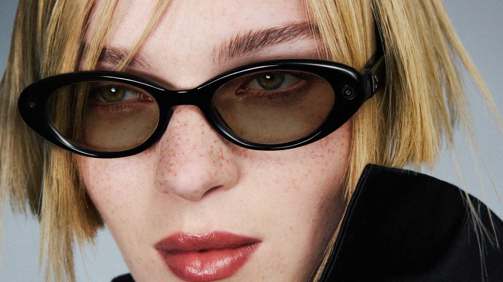 Uma imagem teaser dos óculos inteligentes Gentle Monster da Samsung