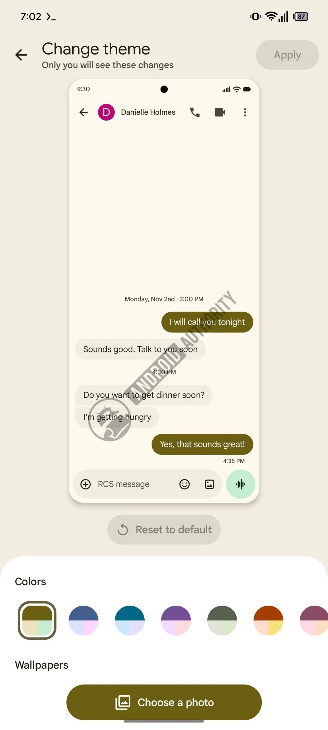 Google Messages is finally getting the chat customization feature ...