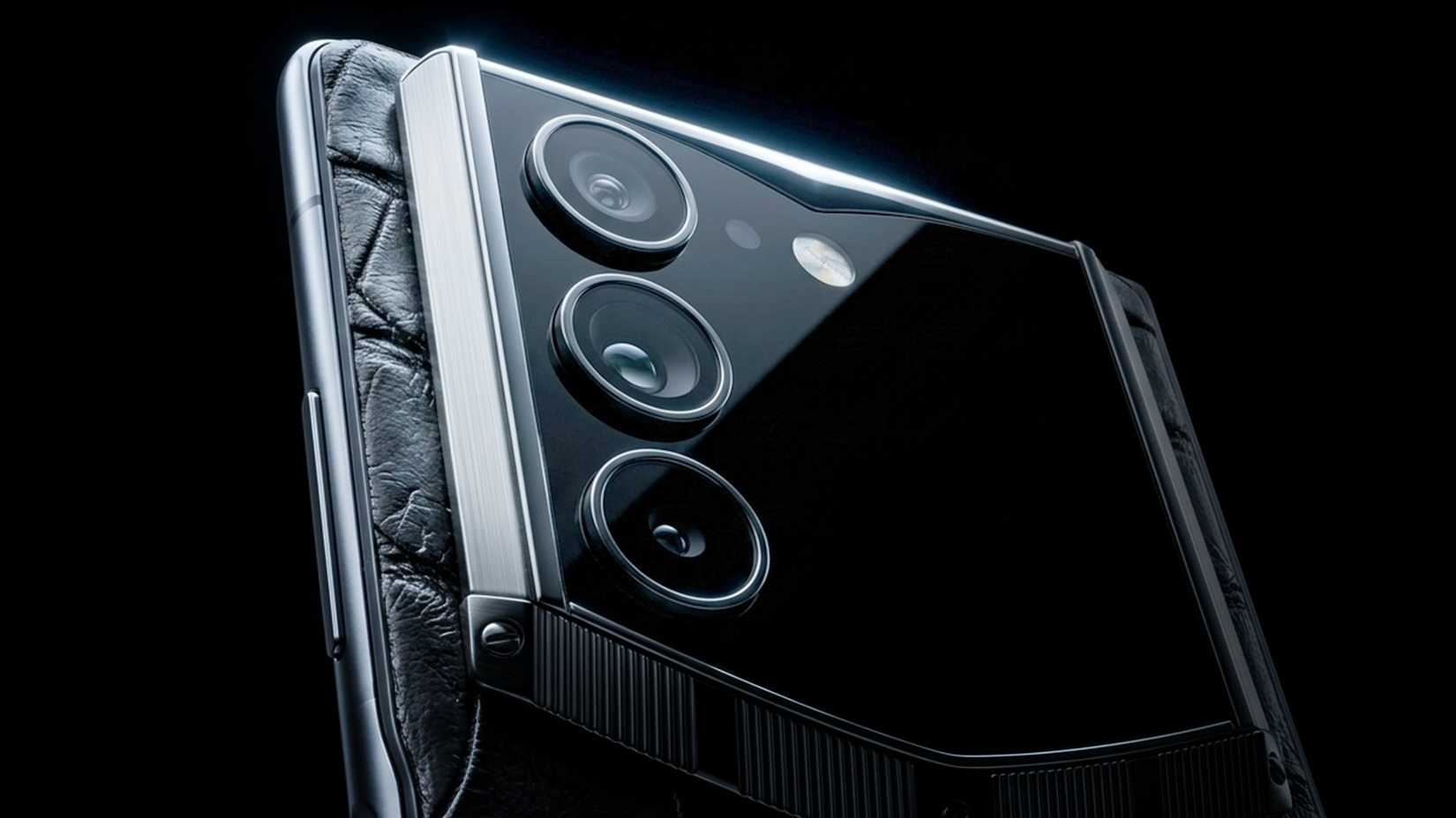 A câmera do Vertu Alphafold