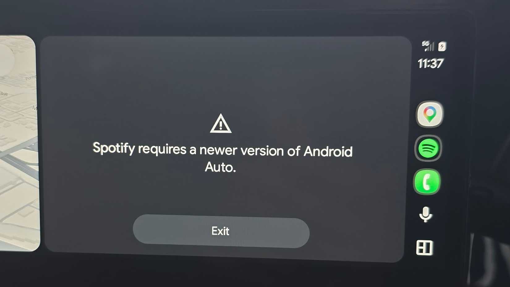 The Spotify bug in Android Auto.