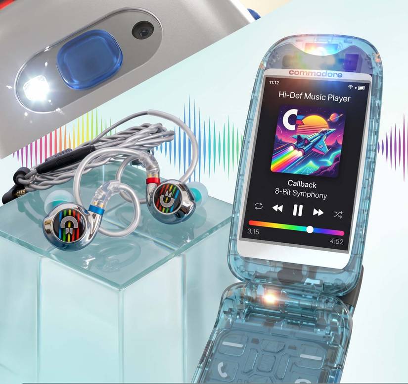 Commodore Callback con auricolari IEM