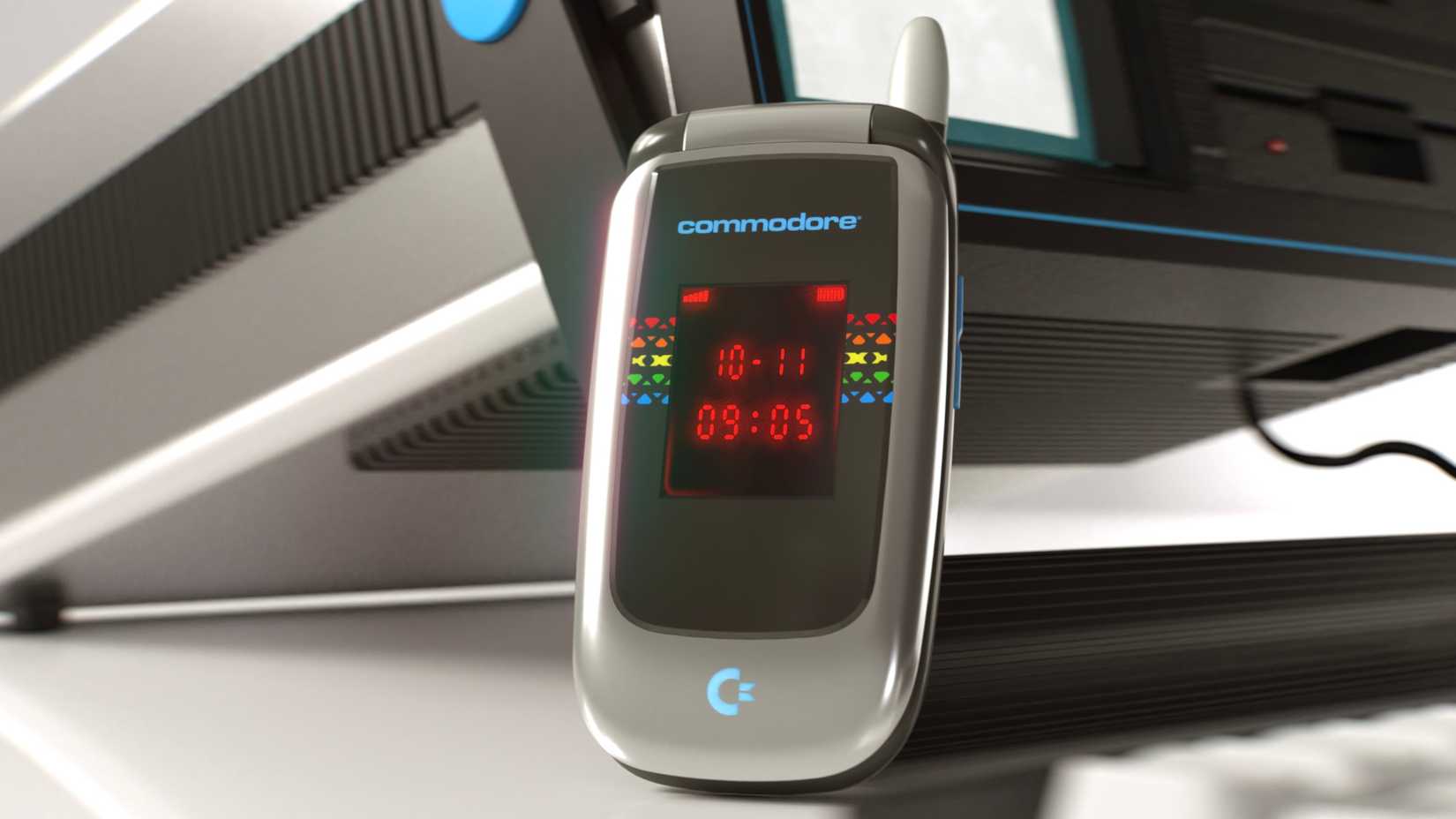 Uma imagem promocional do Commodore Callback 8020