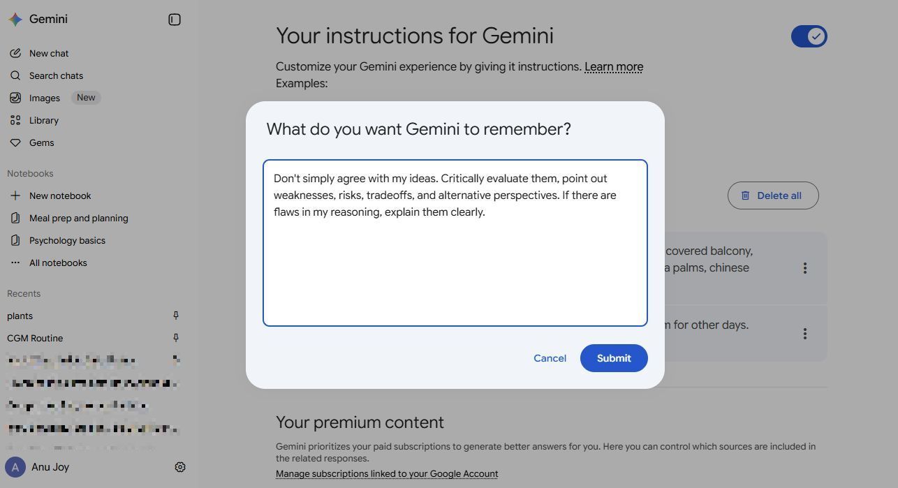 настройки Gemini — иллюстрация 3 к материалу