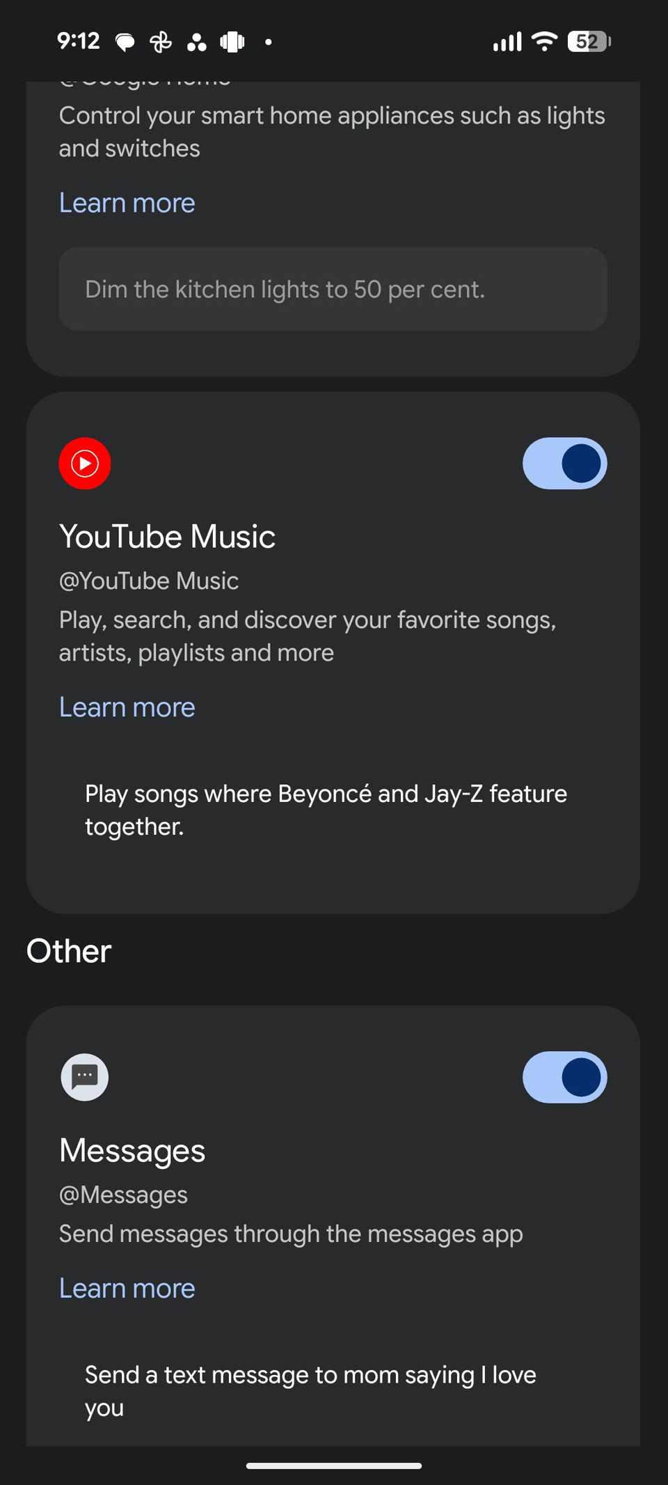 enable YouTube Music on Gemini