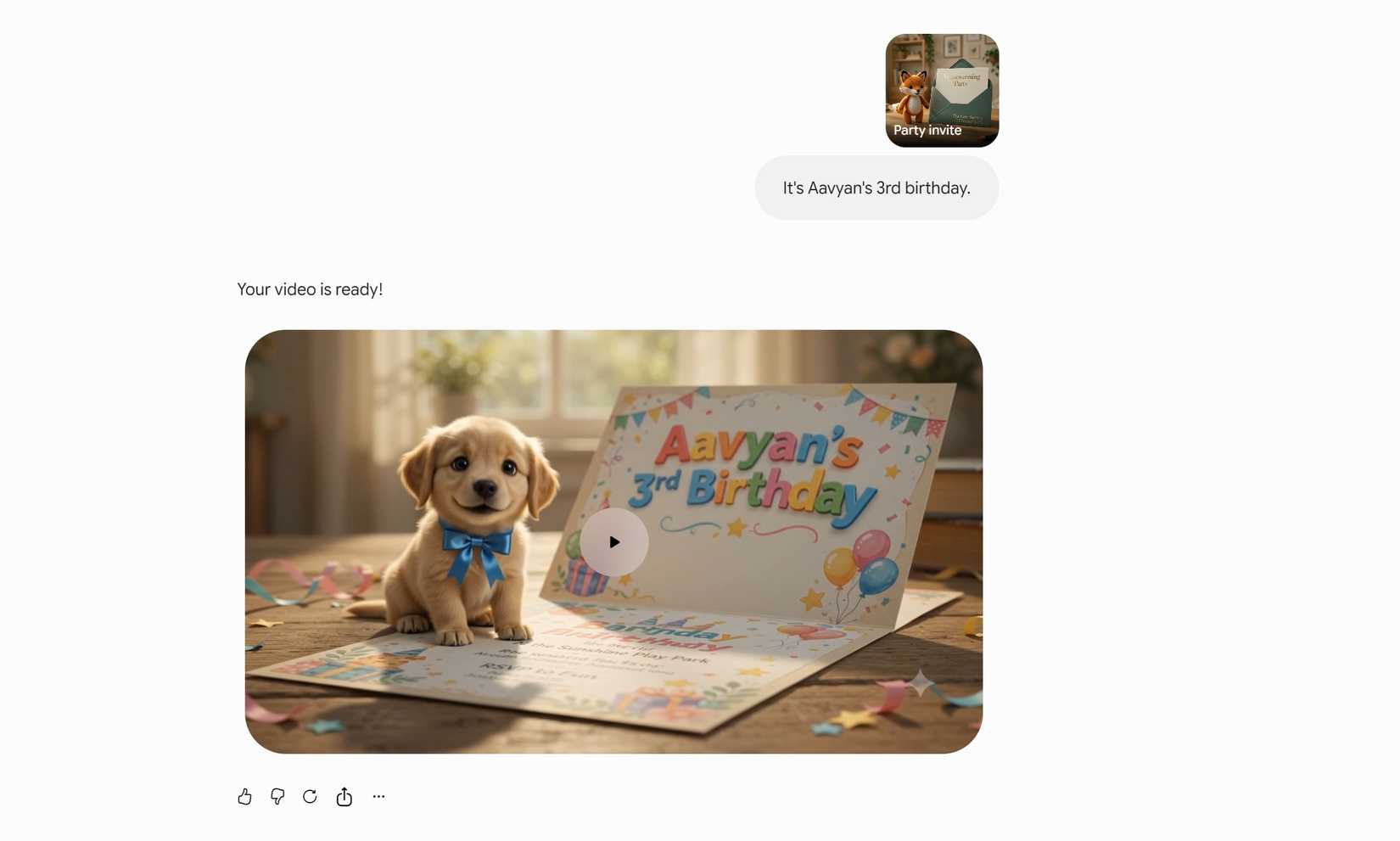 Create videos in Gemini Omni using templates