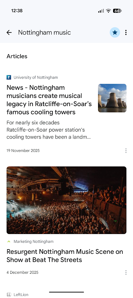 pagina seguente di Google News