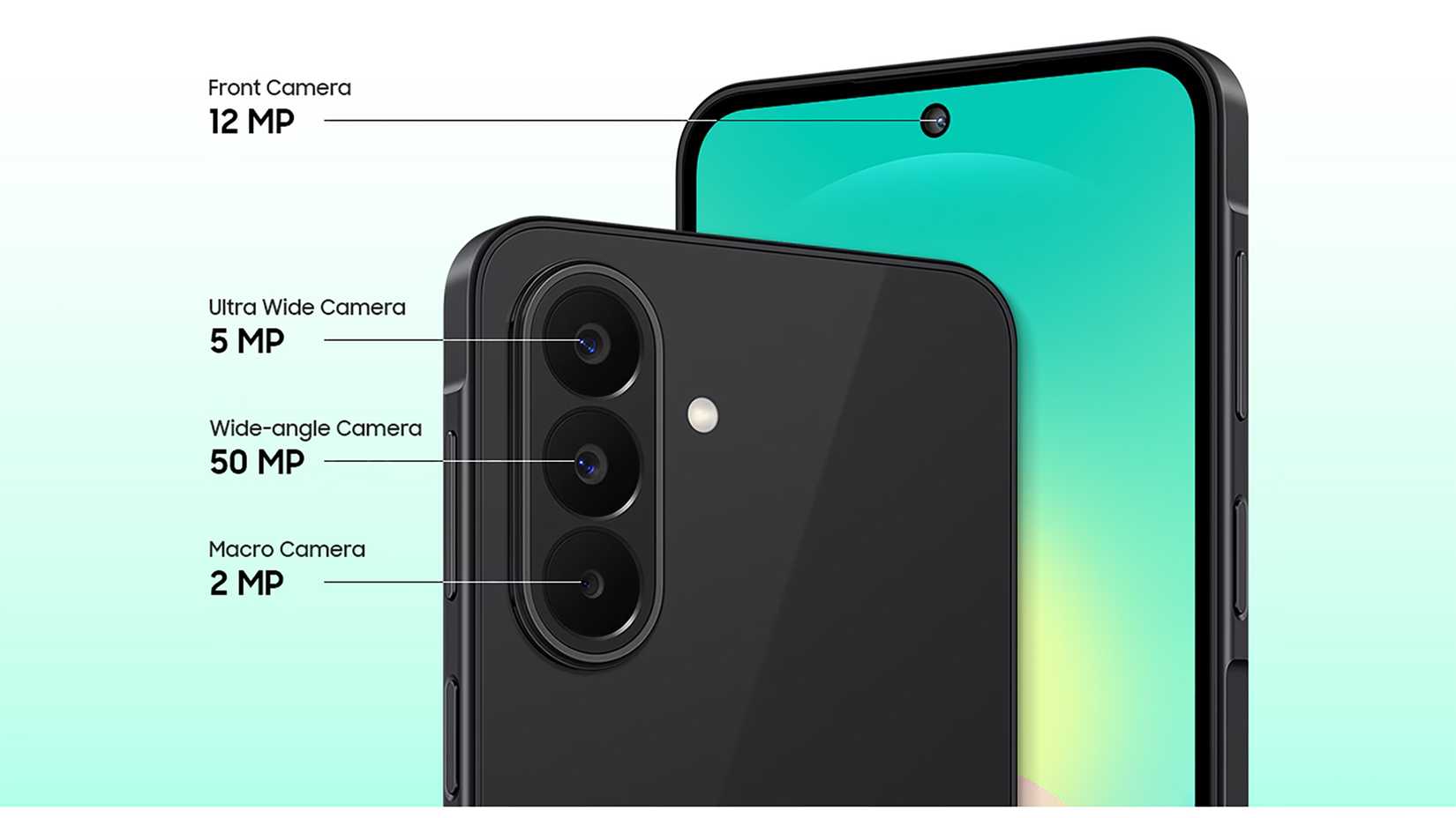 um diagrama das especificações do Samsung Galaxy A27