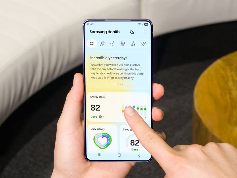 Revamped Samsung Health App