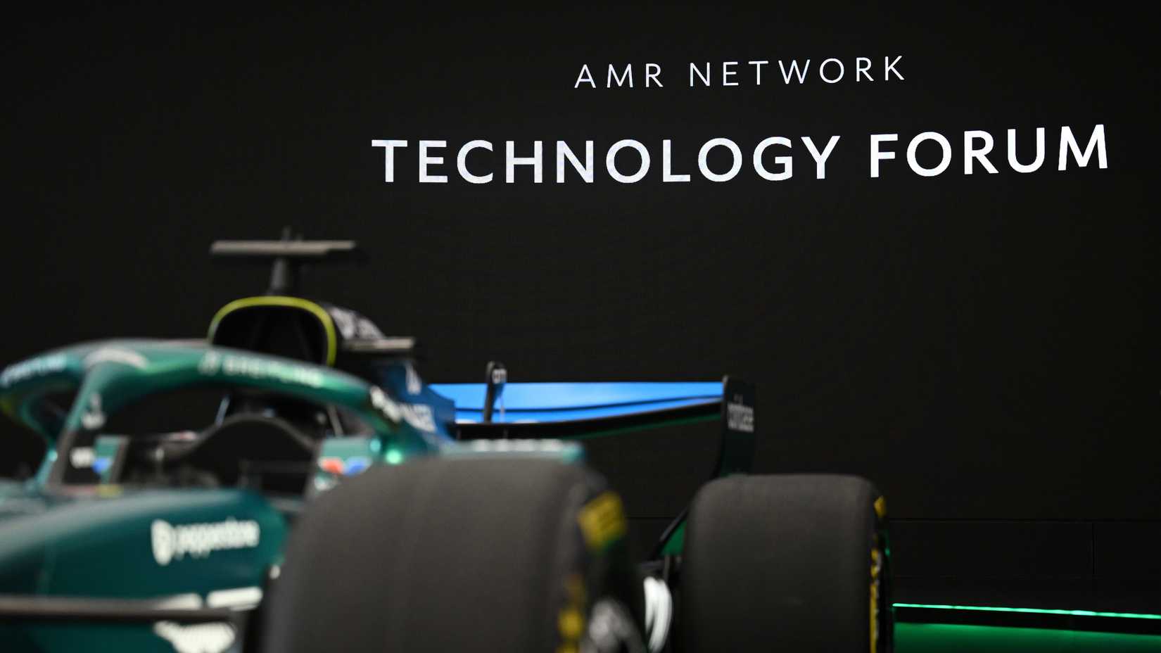 O espaço para eventos do Aston Martin Technology Forum