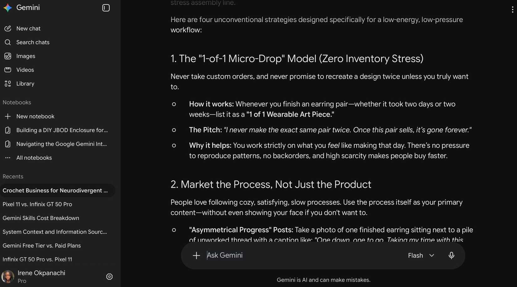 Gemini sharing business model to match user schedule and work style