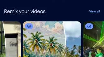 Google Photos Floating Bar update screenshot