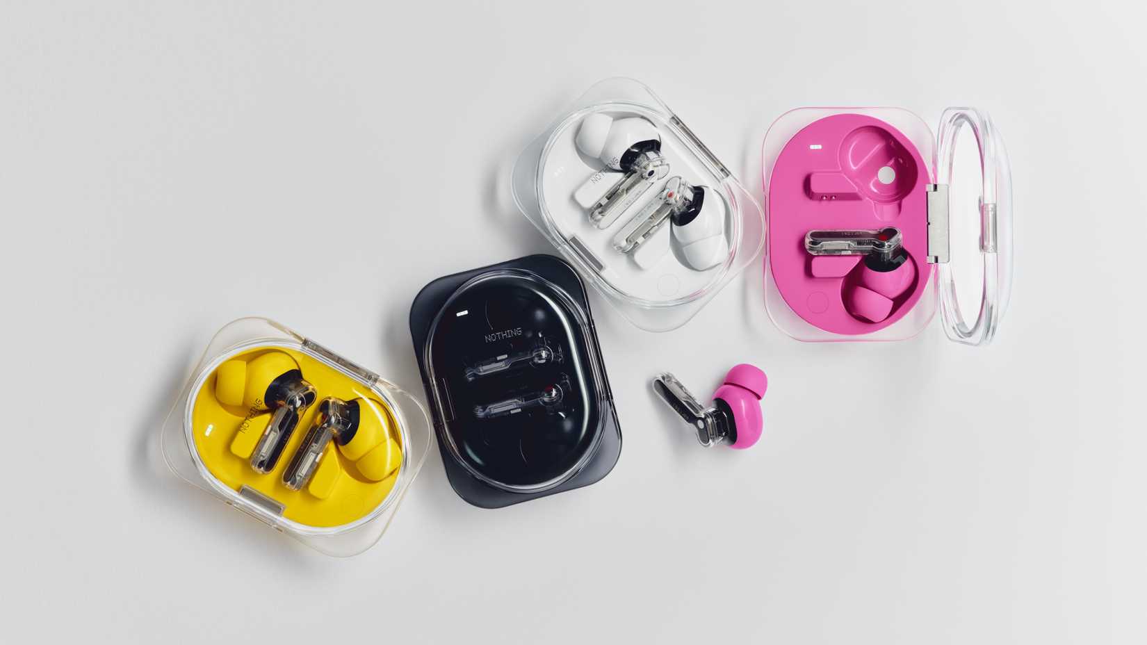 Uma imagem promocional dos fones de ouvido Nothing Ear (3a)