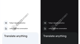 Google Translate Update UI