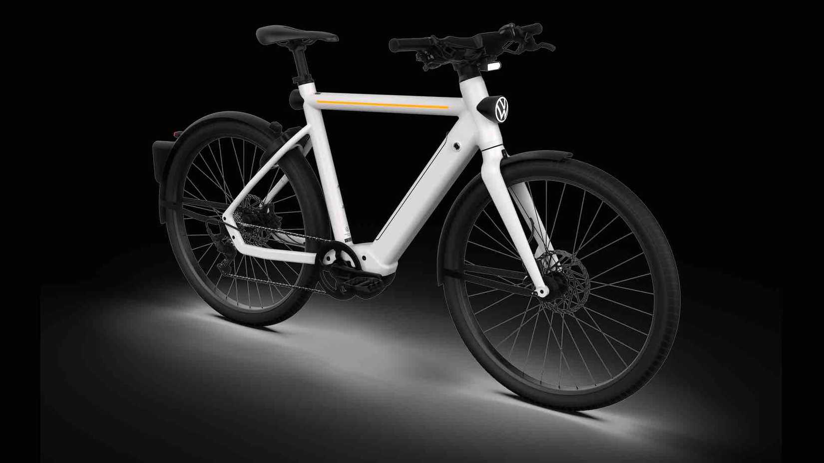 A promotional image of the N+ Volkswagen eBike