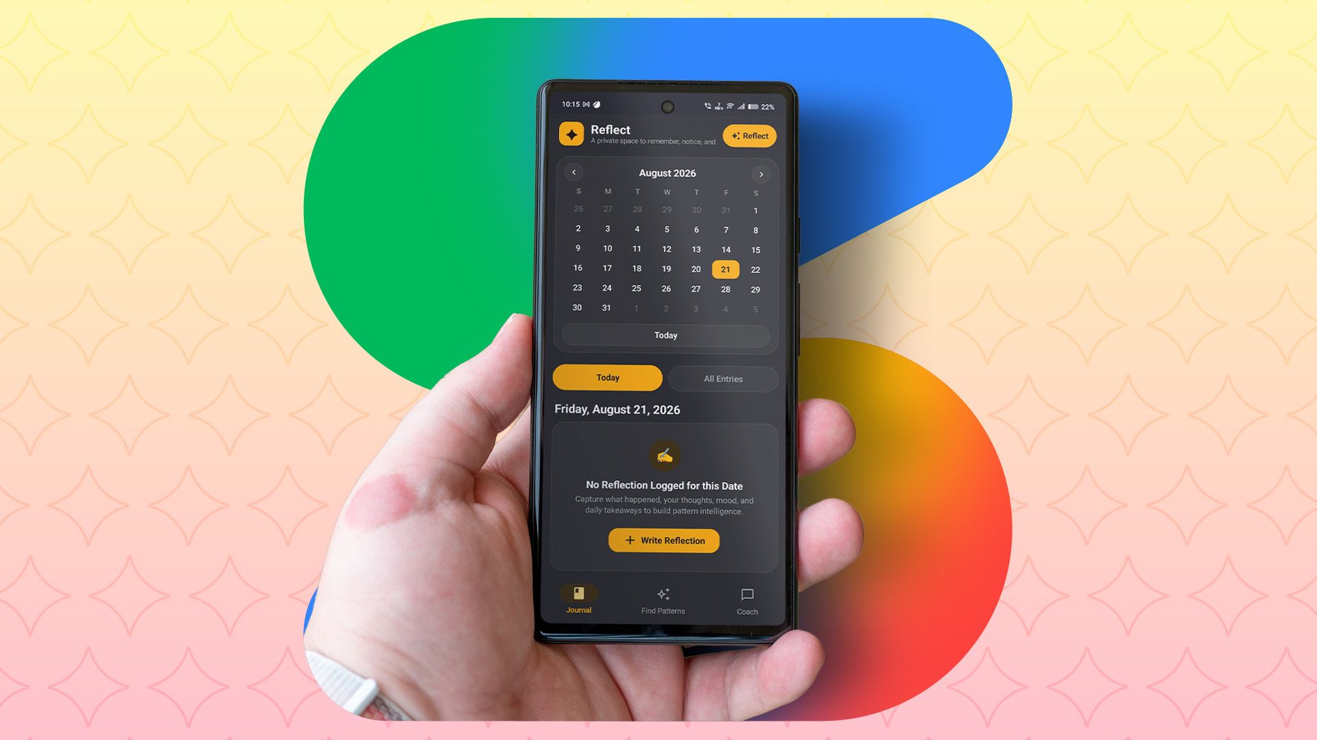 I built an Android journal app in Google AI Studio; its AI spots patterns I'd never see