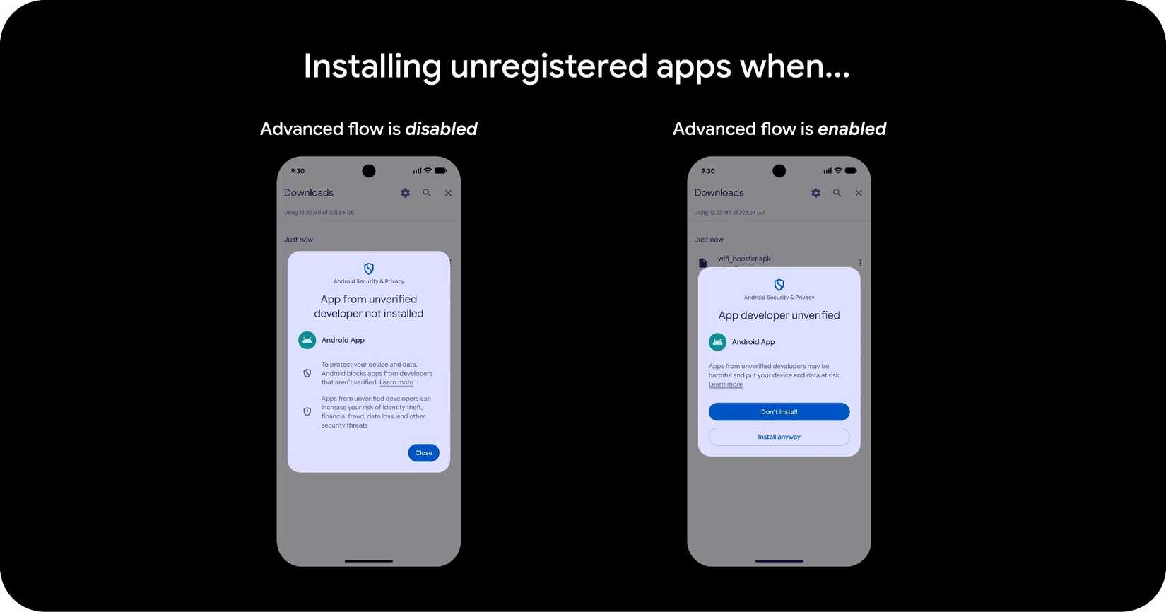 Google, Android sideloading kurallarını değiştirecek yeni akışı yayınlamaya başladı