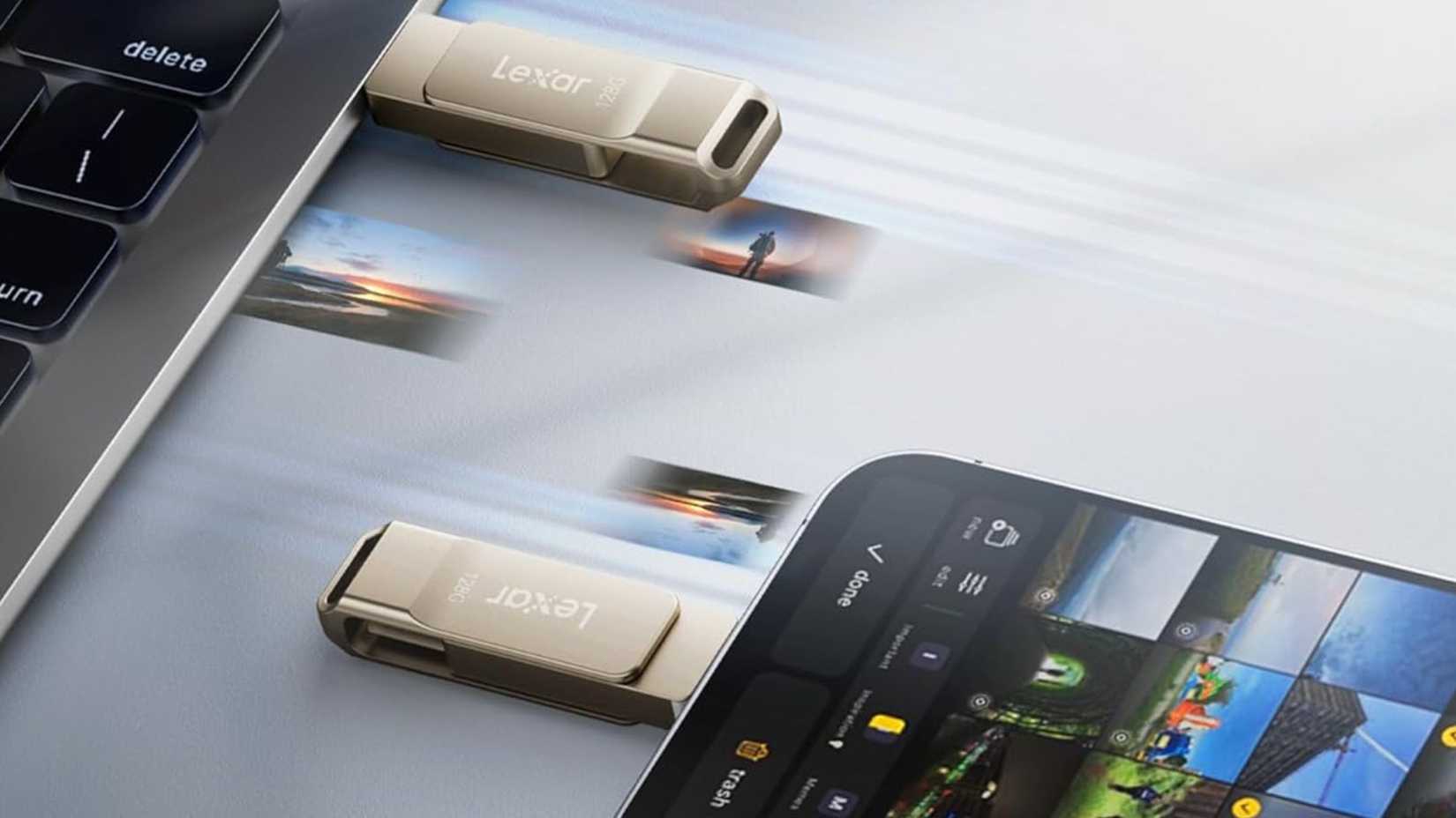 Lexar D40E 128GB Dual USB 3.2 Gen 1 Type-C Jump Drive