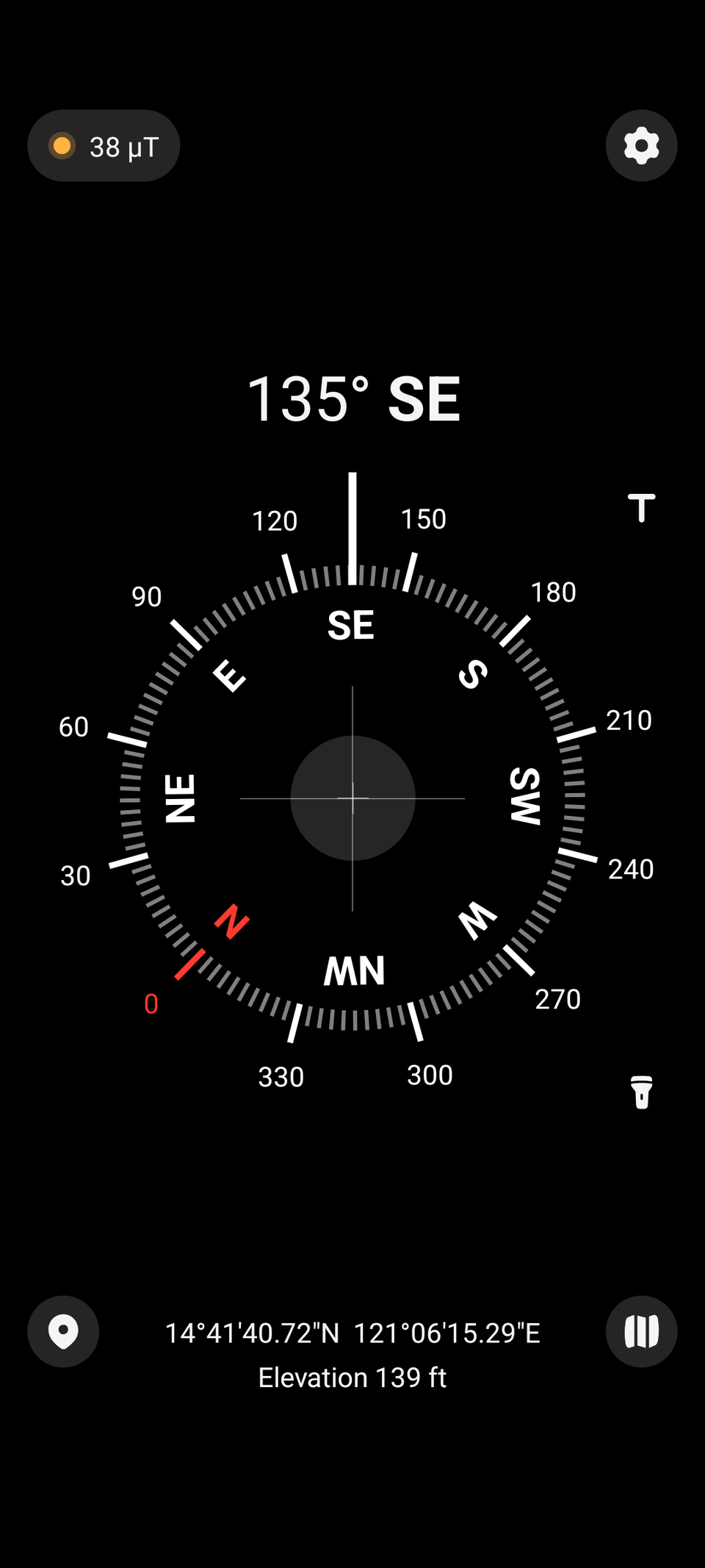 Digital compass-Android app