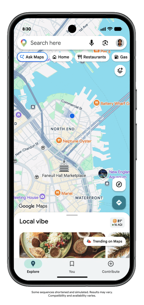 Find Hotels feature in action