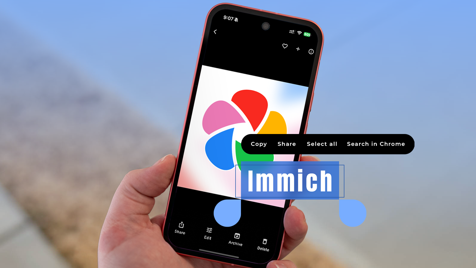 Immich ermöglicht es mir endlich, Text aus meinen Fotos zu extrahieren ...