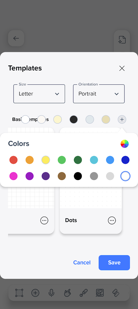 notability color options