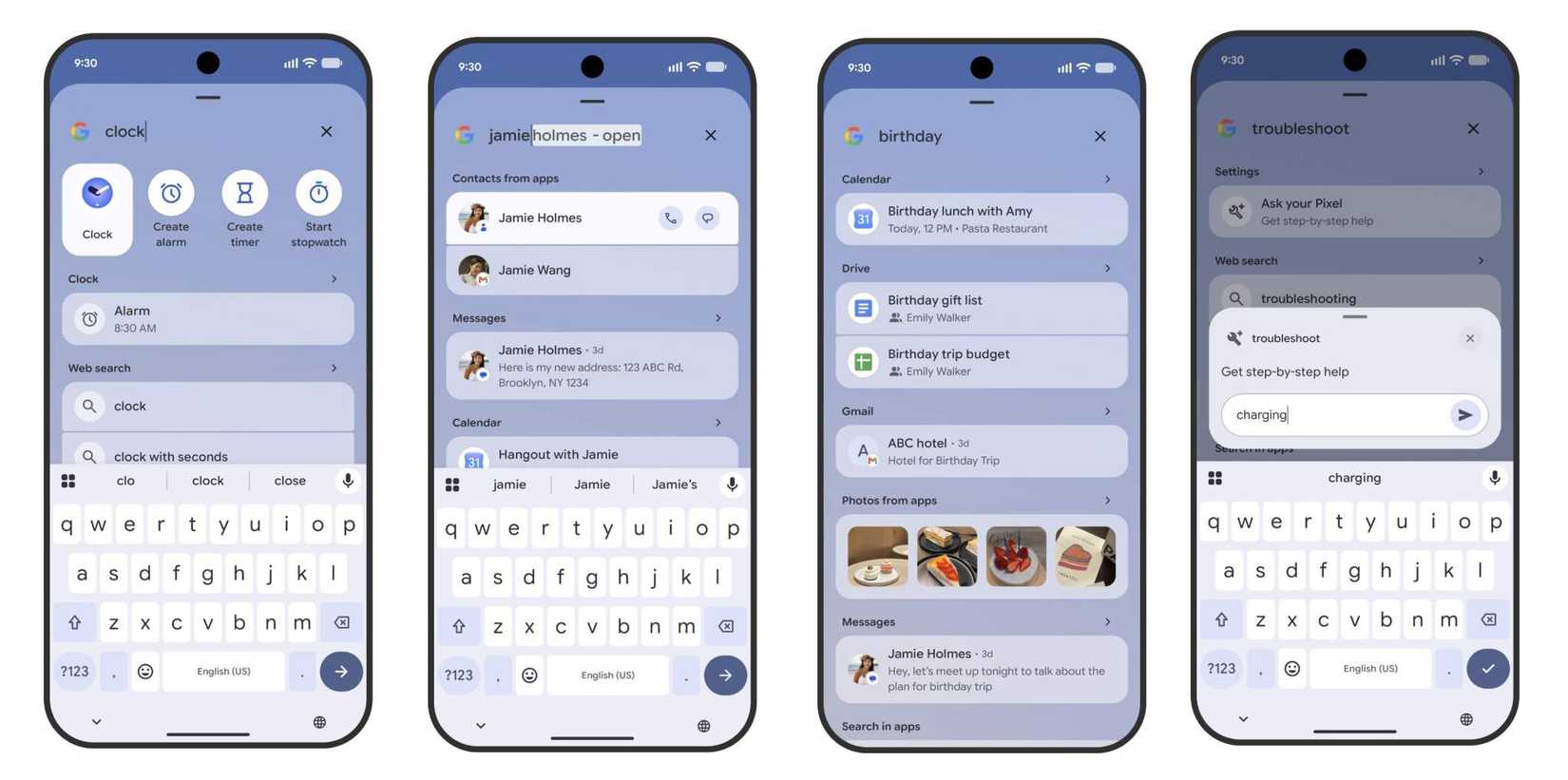 Google Pixel Search app connector