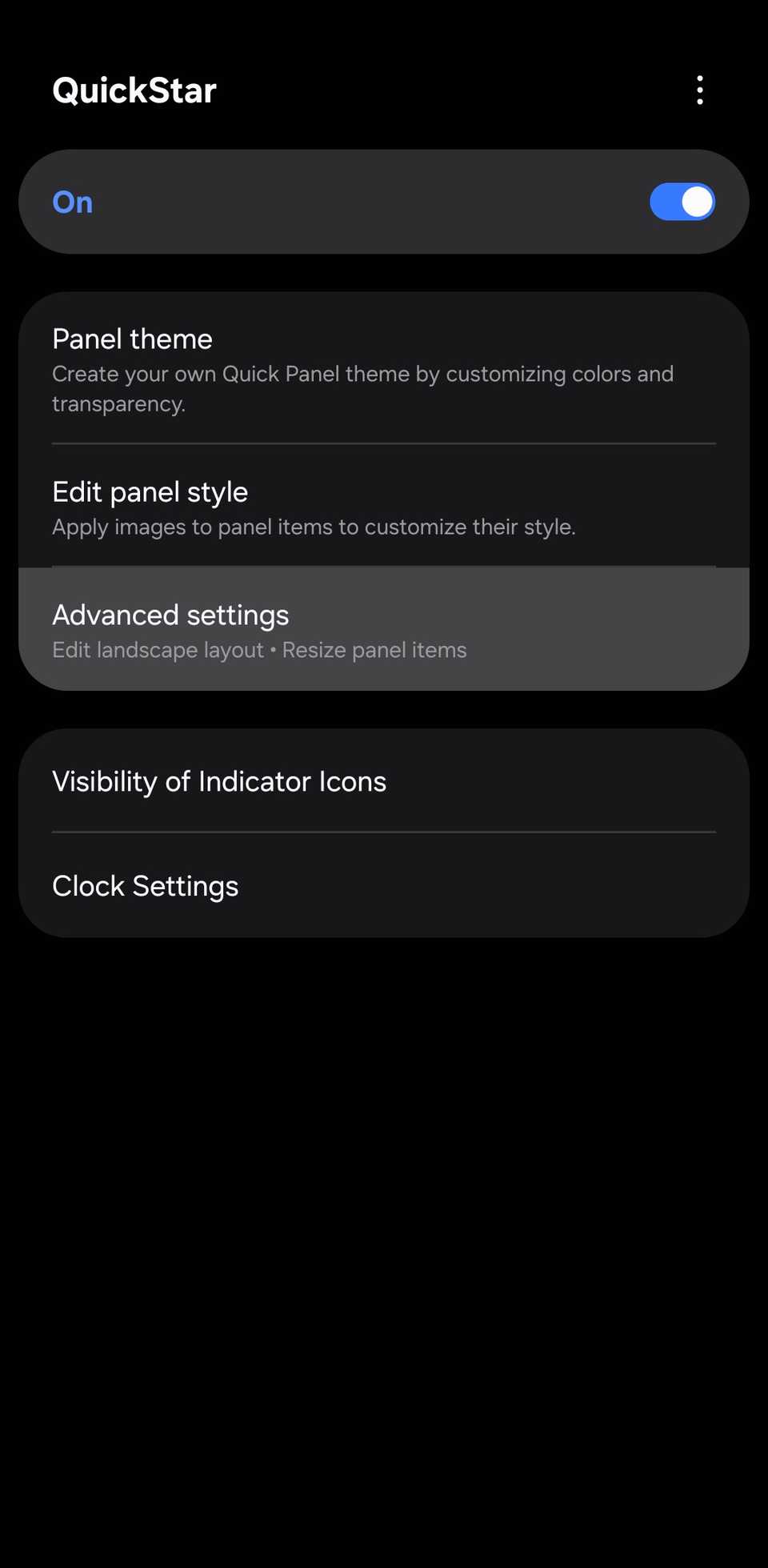 QuickStar-advanced-settings