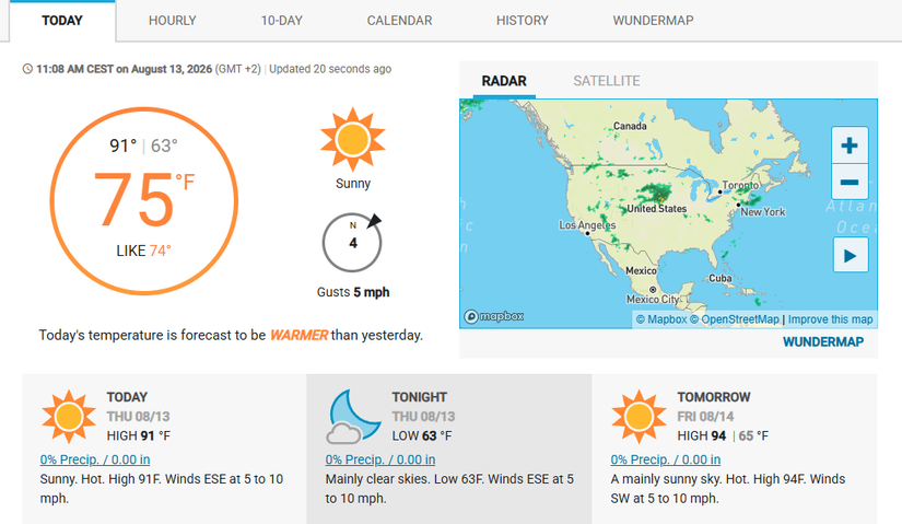 Anyone can find their closest weather station to get more relevant results
