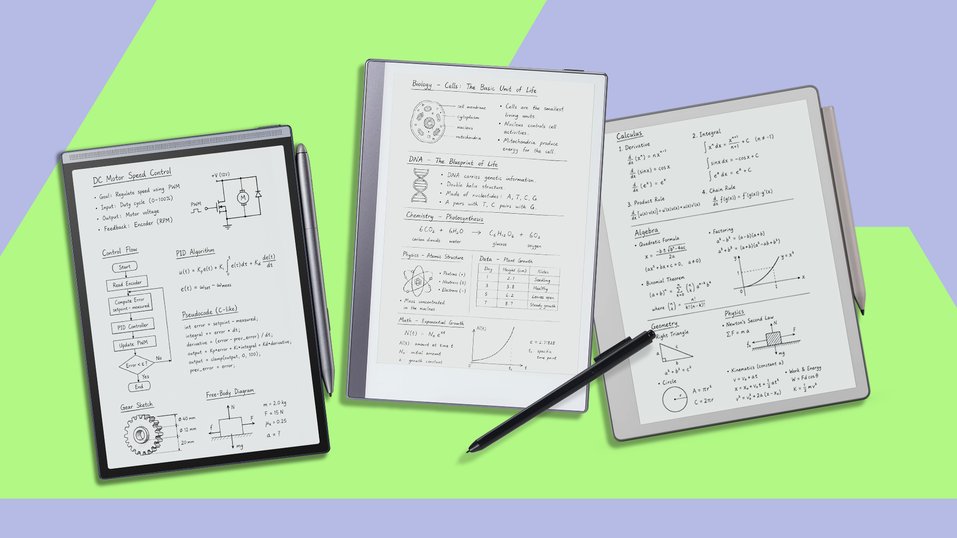 E Ink notebooks for STEM majors: where they actually work (and where a binder still wins)