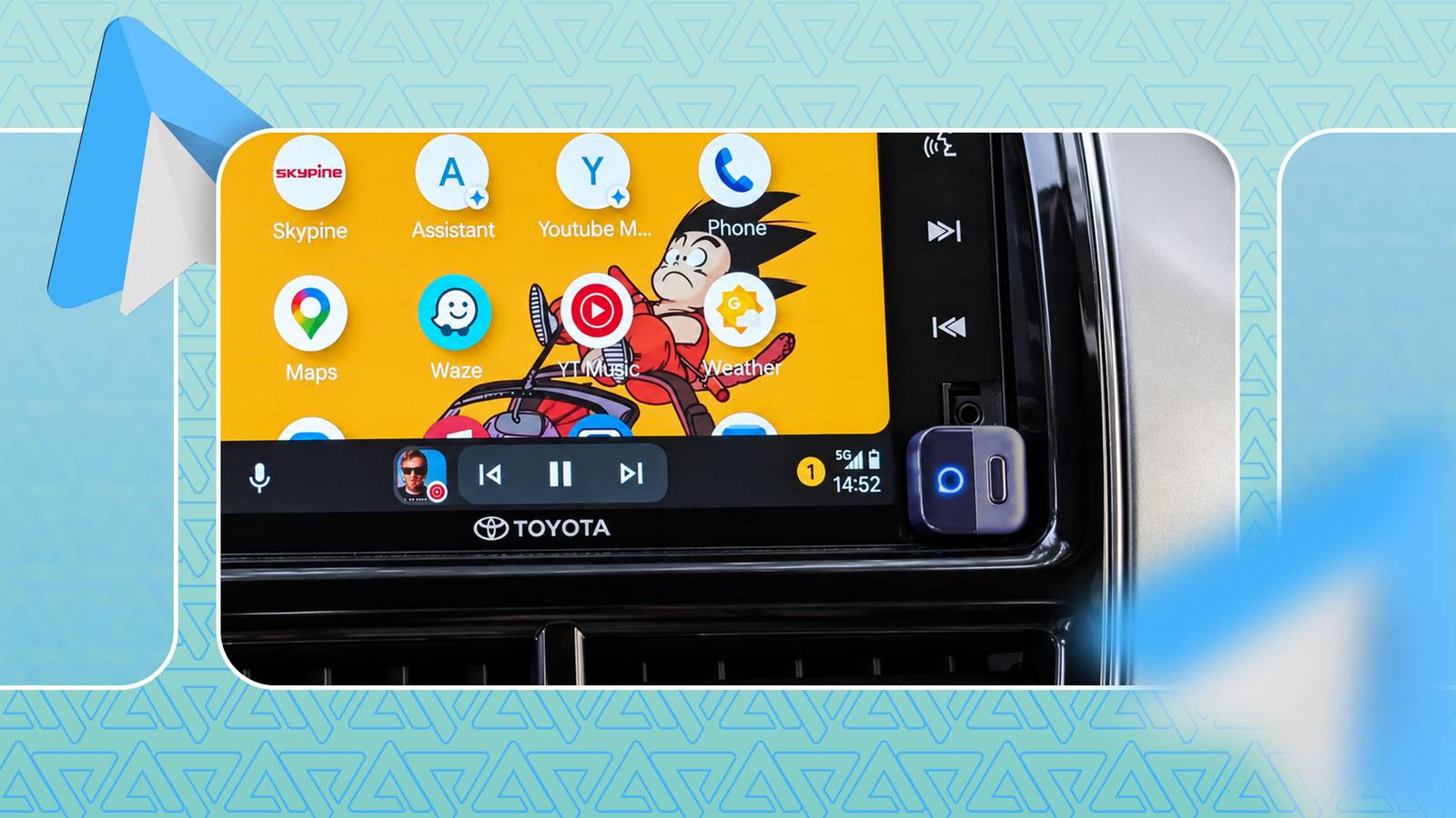 Android-Auto-running-wirelessly-through-an-Ottocast-adapter-in-a-Toyota