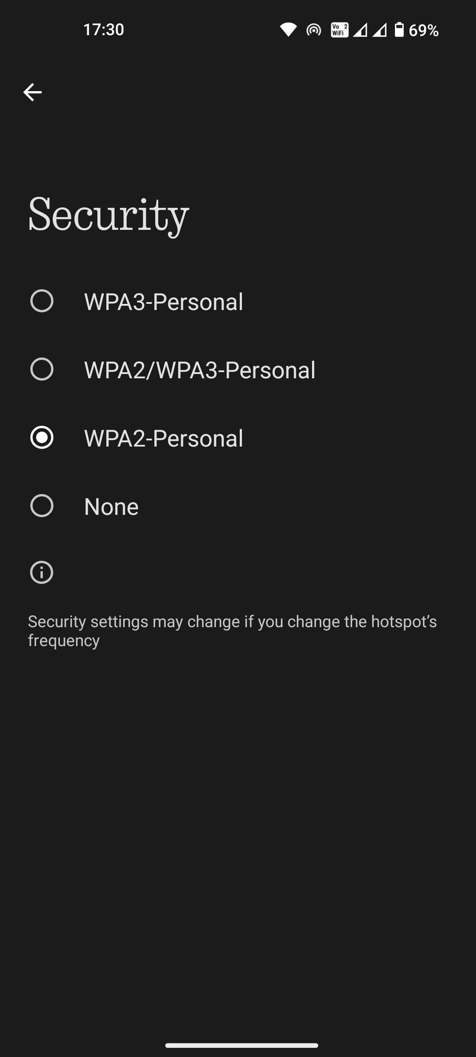 Android hotspot tethering security