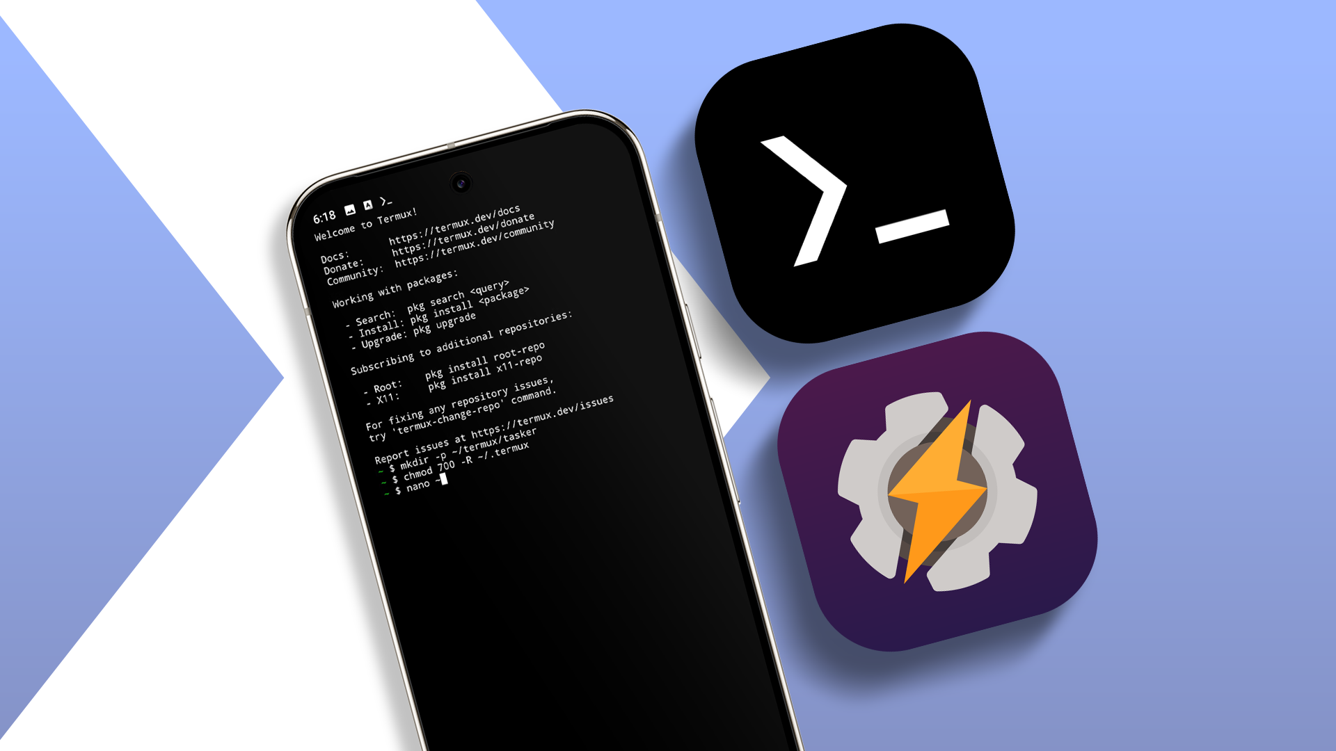I connected Termux to Tasker; now my phone runs Linux commands while I sleep