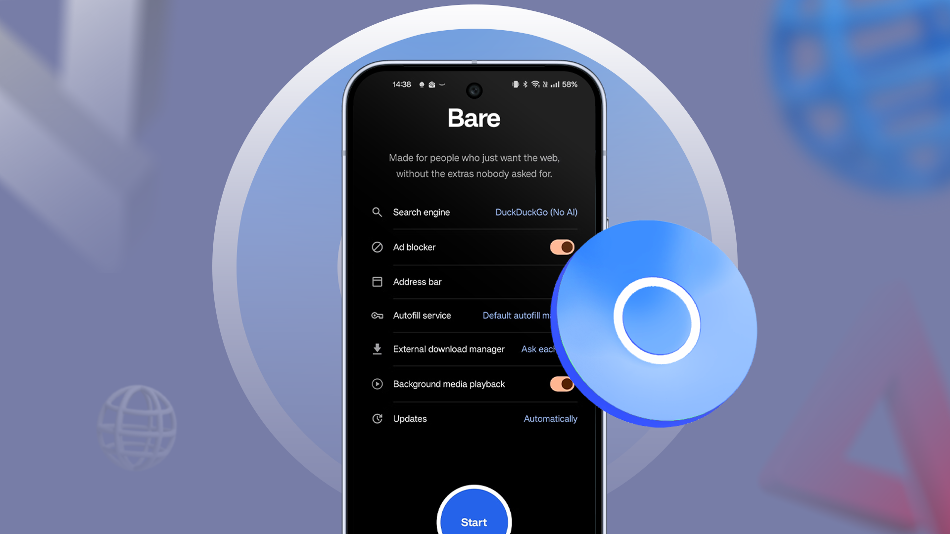 Bare browser strips Google AI bloat from Chromium