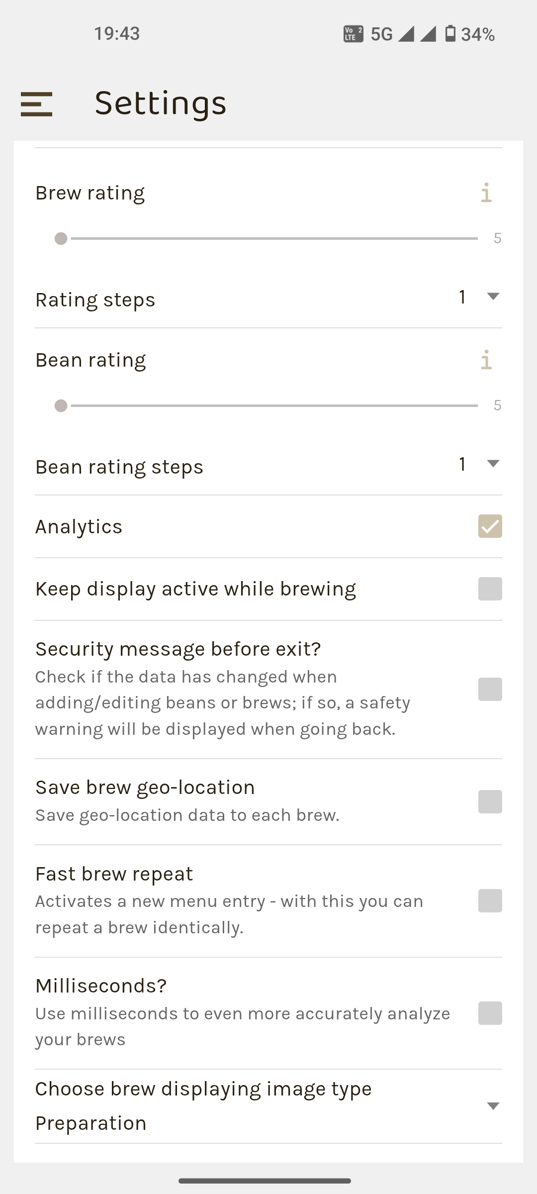 Beanconquerer Android app interface (4)