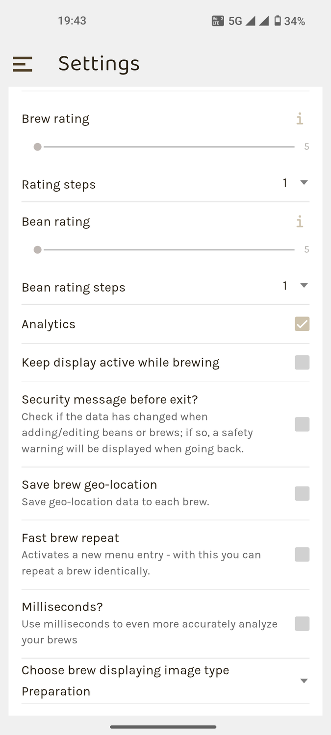 Beanconquerer Android app interface (4)