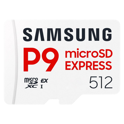 Samsung P9 microSD card