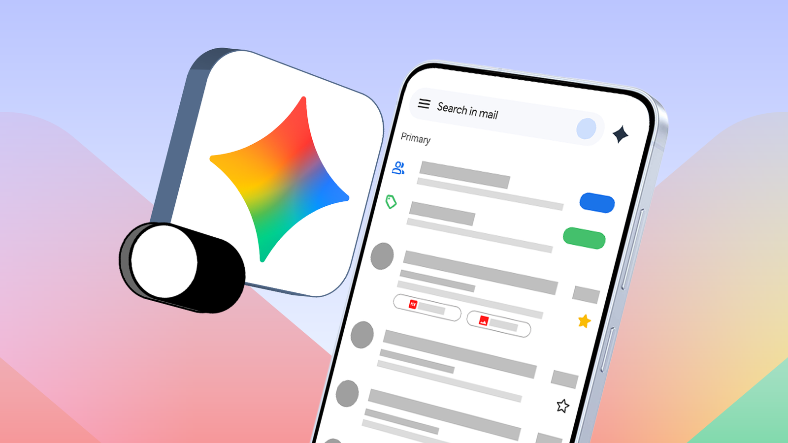 Как отключить интеграцию Gemini в Gmail и избавиться от лишних элементов интерфейса Входящие письма в Gmail с отключенными функциями Gemini